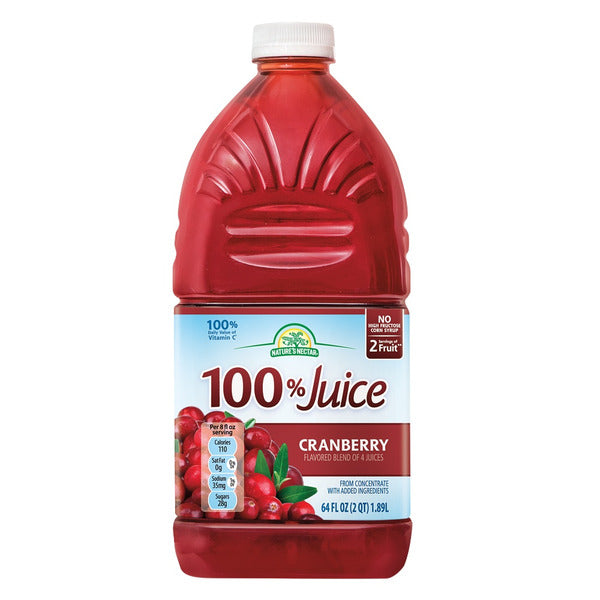 Nature's Nectar 100% Cranberry Juice