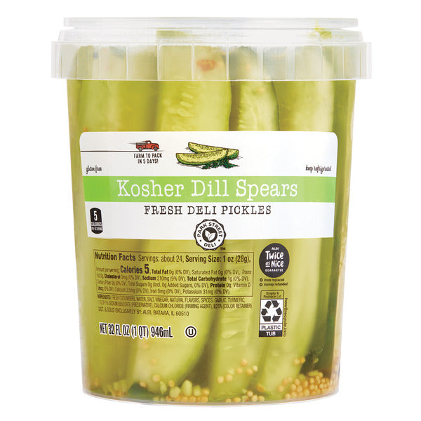 Park Street Deli Kosher Dill Pickle Spears