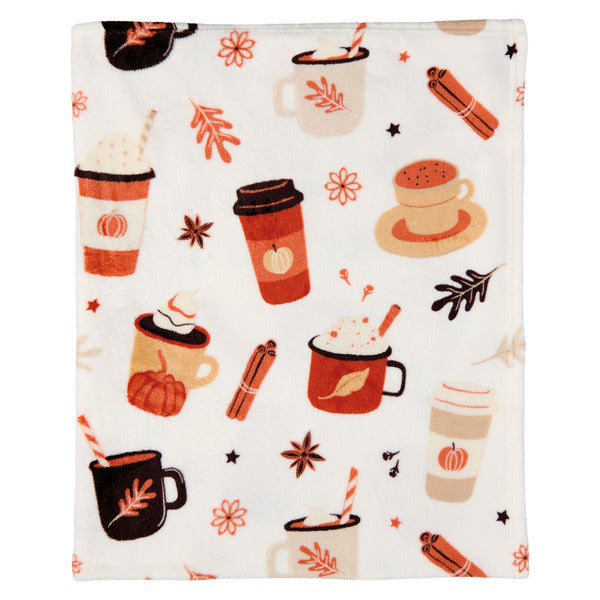 Kirkton House Coffee Plush Throw - 50" X 60"