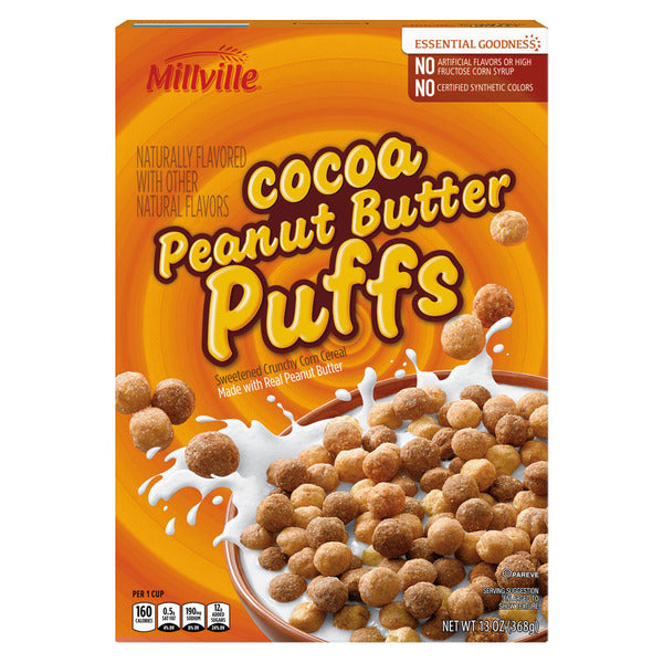Millville Cocoa PB Puffs_Marshmall, Cocoa PB Puffs