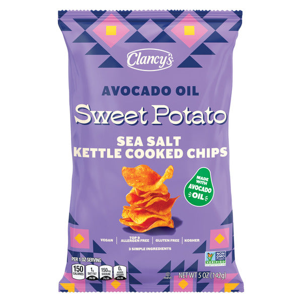 Clancy's Avo Oil Sweet Potato Chips, Original