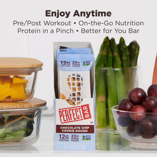 Perfect Bar Chocolate Chip Cookie Dough Protein Bar