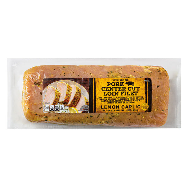 Roseland Lemon Garlic Pork Center Cut Loin Filet, per lb