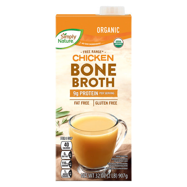 Simply Nature Organic Fat Free Chicken Bone Broth
