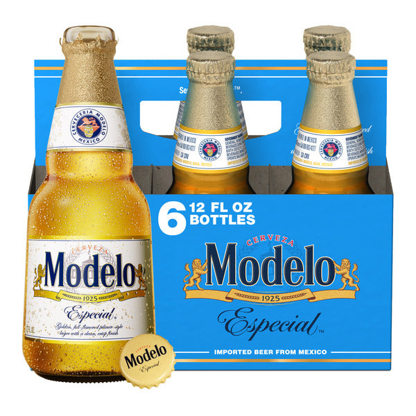Modelo Especial Beer - 6 Pack, 12 fl oz Bottles