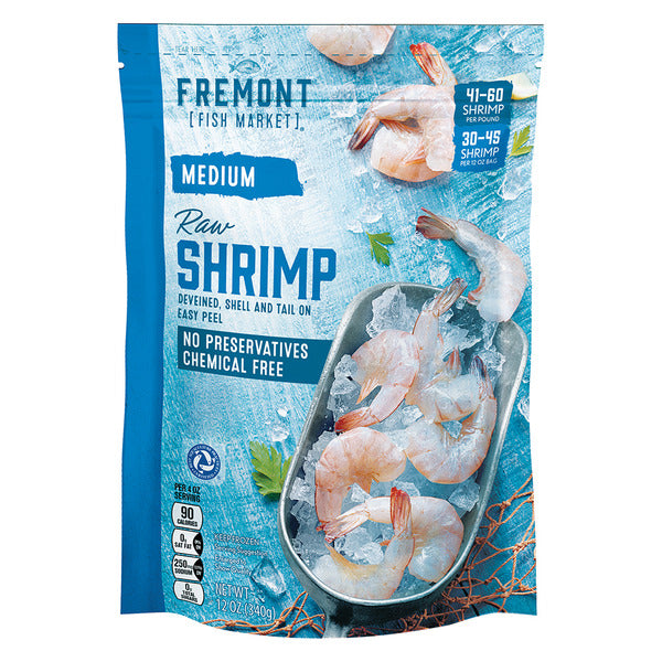 Fremont Fish Market Medium EZ Peel Raw Shrimp