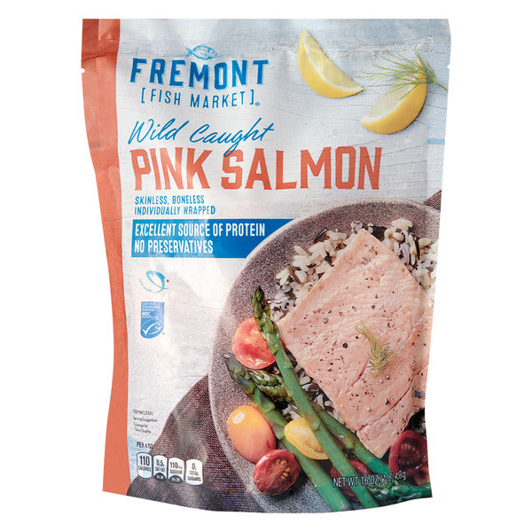 Fremont Fish Market Frz Wild Salmon 16oz
