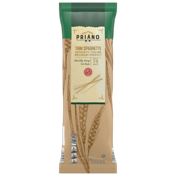 Priano Italian Long Bronze Cut, Thin Spaghetti