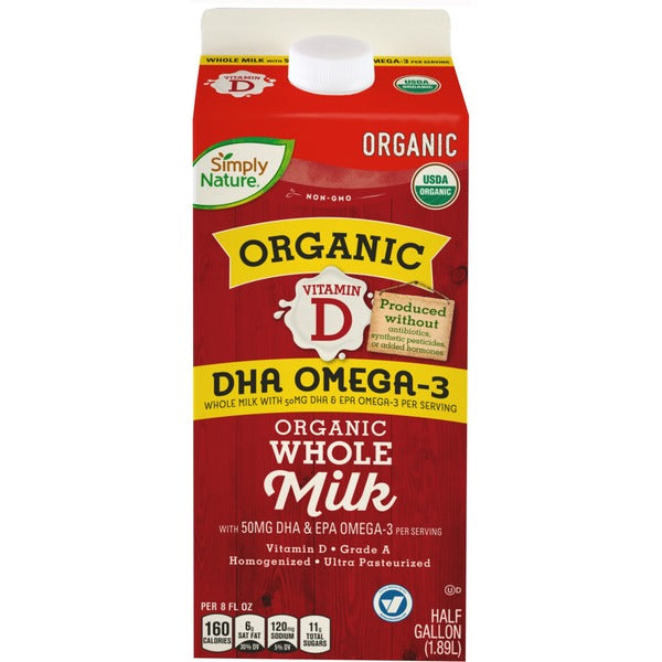 Simply Nature Organic Whole Omega-3 Milk