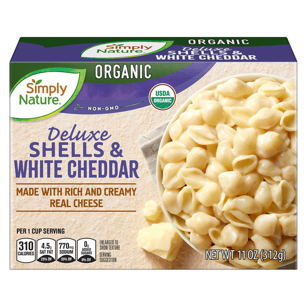 Simply Nature Organic Shells & White Cheddar Pasta