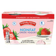 Friendly Farms Non-Fat Strawberry Greek Yogurt, 4 count