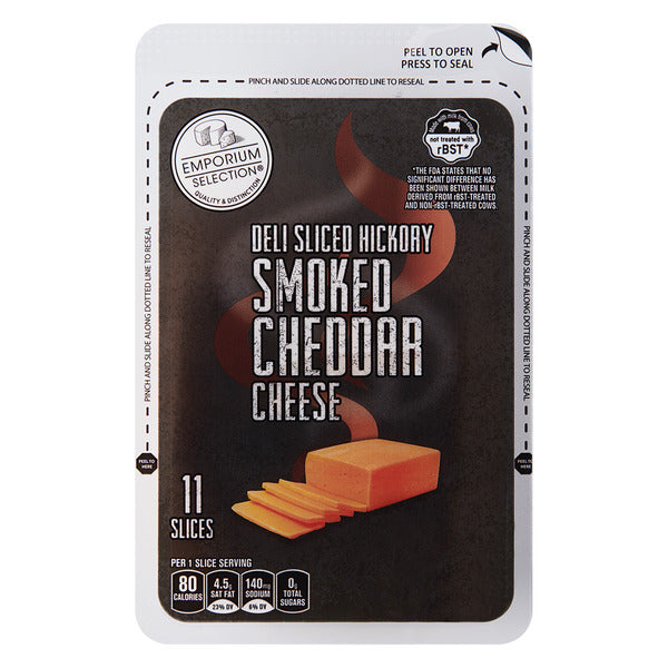 Emporium Selection Smoked Cheddar Slice Cheese