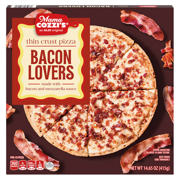 Mama Cozzi's Pizza Kitchen Bacon Chicken Pesto, Bacon Lovers