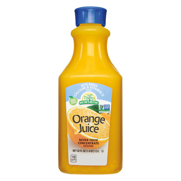 Nature's Nectar Orange Juice Not From Concentrate