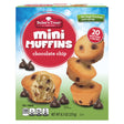 Baker's Treat Chocolate Chip Mini Muffins - 5 Packs