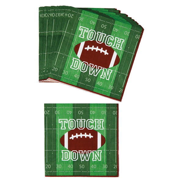 Kirkton House Game Day Napkins, 24pk, Touchdown Napki