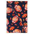 Kirkton House Fall Football Round Vinyl Tablecloth - 70"