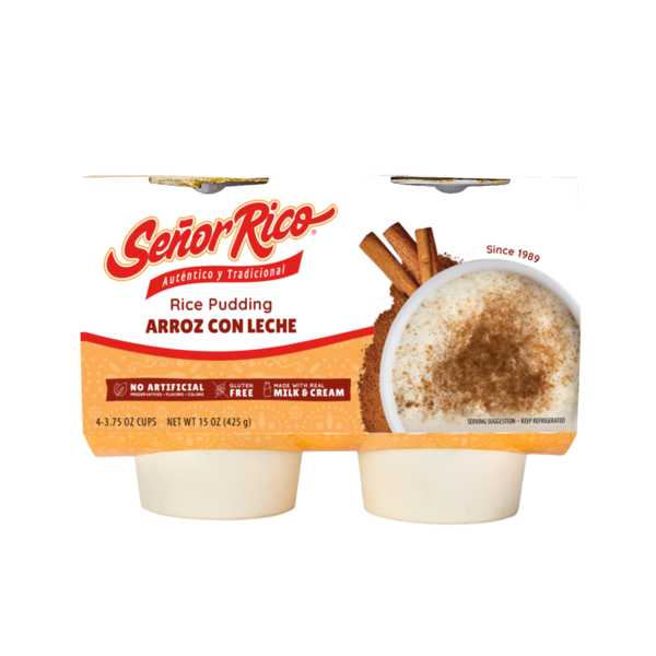 Senor Rico Rice Pudding Cups, 4 count