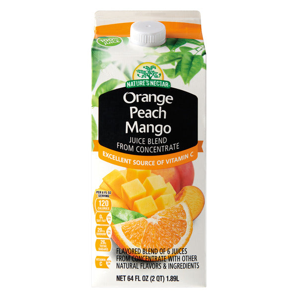 Nature's Nectar Orange Peach Mango Juice Blend
