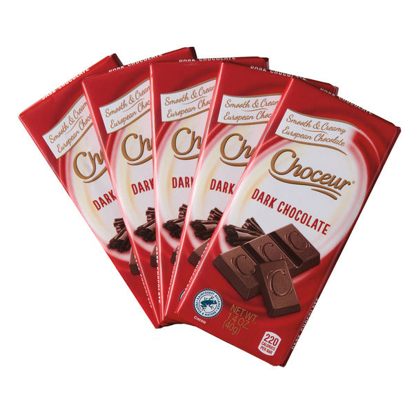 Choceur Dark Mini Chocolate Bars, 5 pack