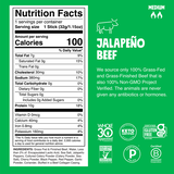 Chomps Jalapeño Beef Sticks Medium 1.15 oz