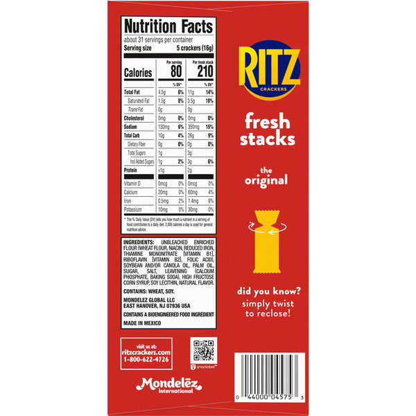 Nabisco Family Size Fresh Stacks Crackers