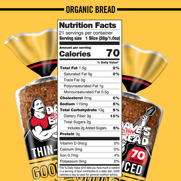 Dave's Killer Bread Organic Thin-Sliced Good Seed Bread