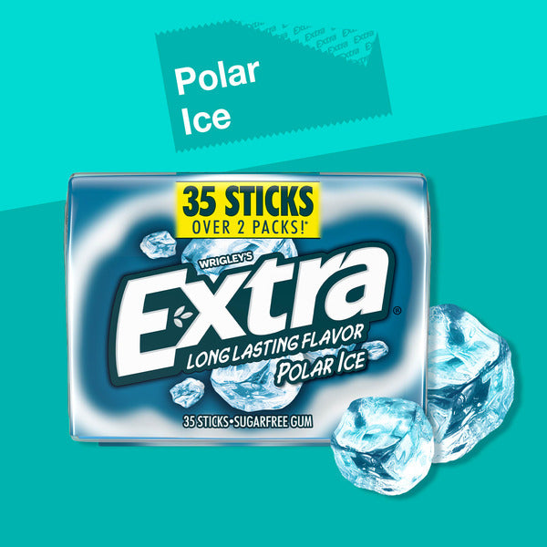 Extra Polar Ice Sugar-Free Chewing Gum 35-Count Mega Pack
