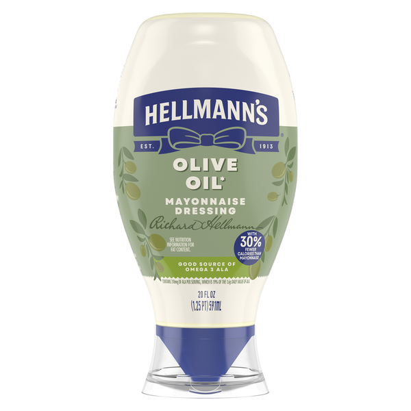 Hellmann's Hellmanns Squeeze Mayo, Olive Oil