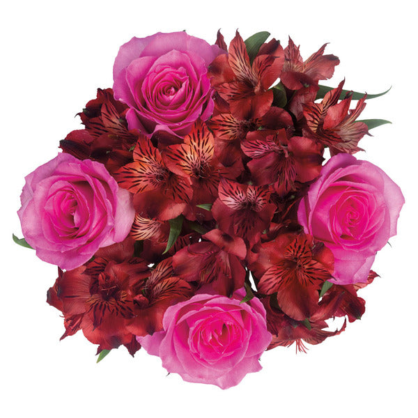 8 Stem Rose Alstro Bouquet