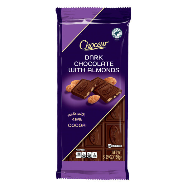 Choceur Dark Chocolate Almond Bar
