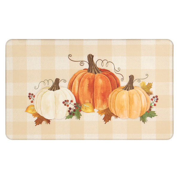 Kirkton House Pumpkin Trio Comfort Mat - 18" X 30"
