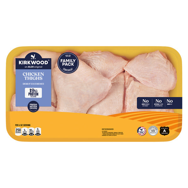 Family Pack Bone-In Skin-On Chicken Thighs, per lb