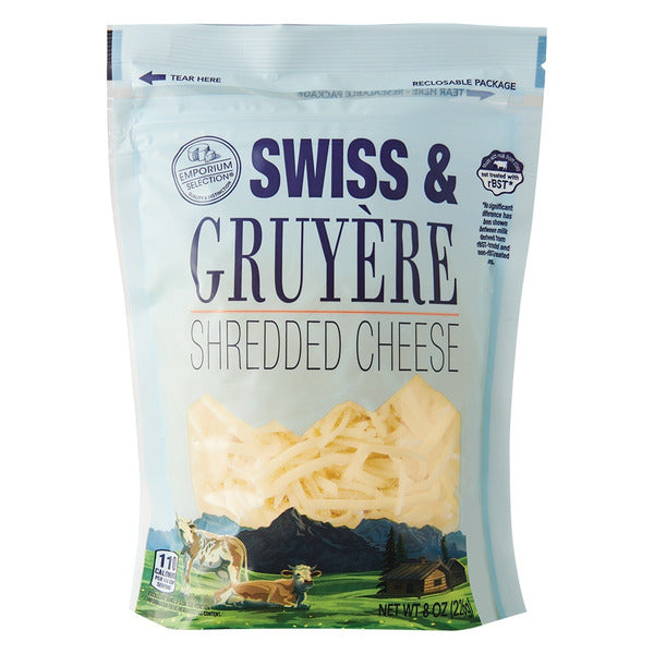 Emporium Selection Specialty Shredded Swiss and Gruyere Cheese