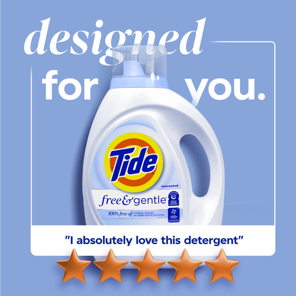 Tide Liquid Laundry Detergent - Free & Gentle