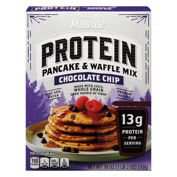 Millville Chocolate Chip Protein Pancake & Waffle Mix