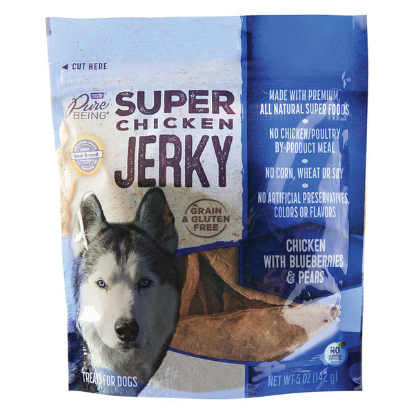 Pure Being Chicken with Blueberries & Pear Super Jerky Dog Treat