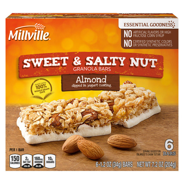 Millville Almond Sweet and Salty Bars