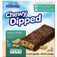 Millville Peanut Butter Chewy Dipped Granola Bars, 6 count