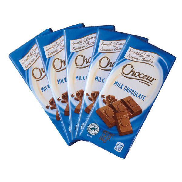 Choceur Milk Mini Chocolate Bars, 5 pack