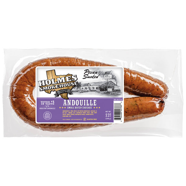 Holmes Smokehouse Pecan Smoked Andouille Sausage