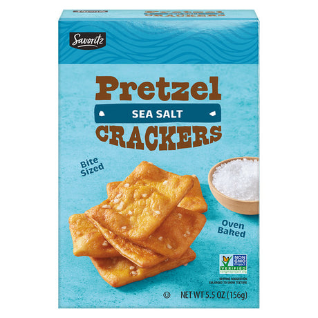 Savoritz Sea Salt Pretzel Crackers