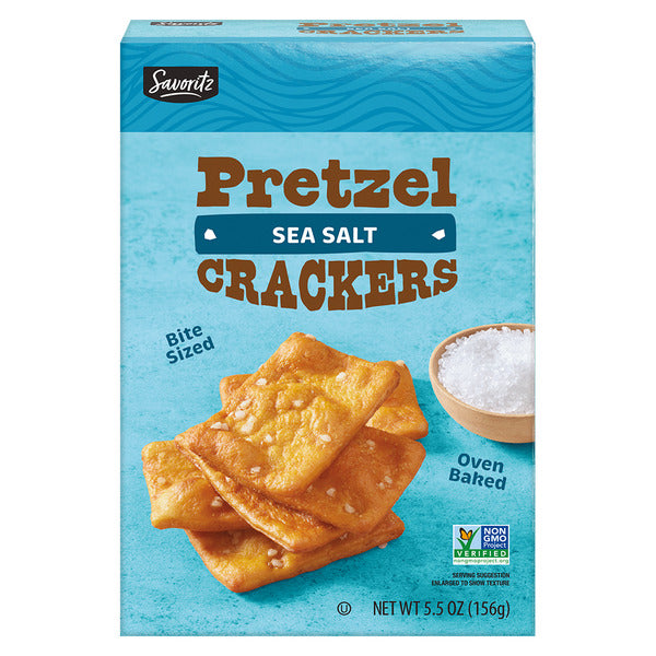 Savoritz Sea Salt Pretzel Crackers
