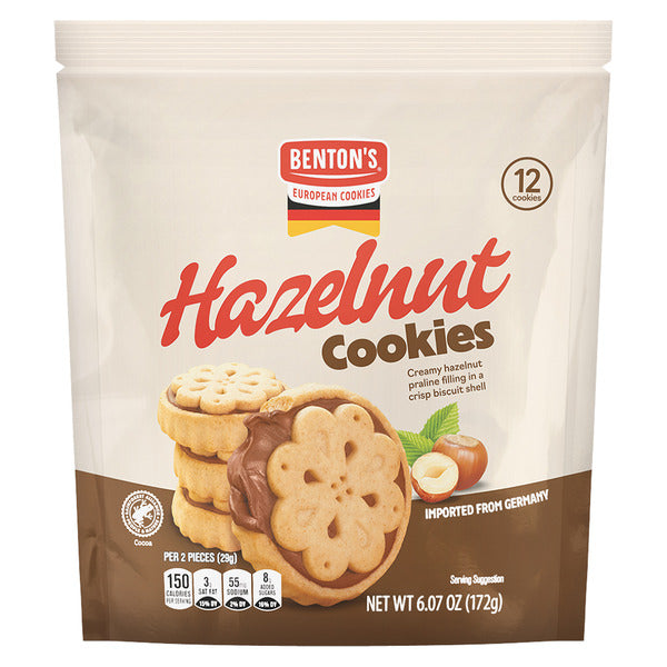 Benton's Hazelnut Cookies - 12 Pack