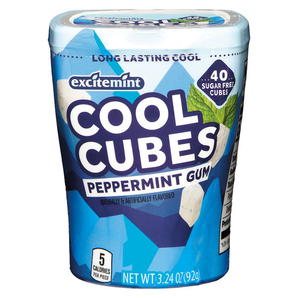 Excitemint Peppermint Gum Cube
