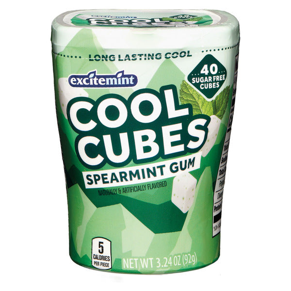 Excitemint Spearmint Cube Gum