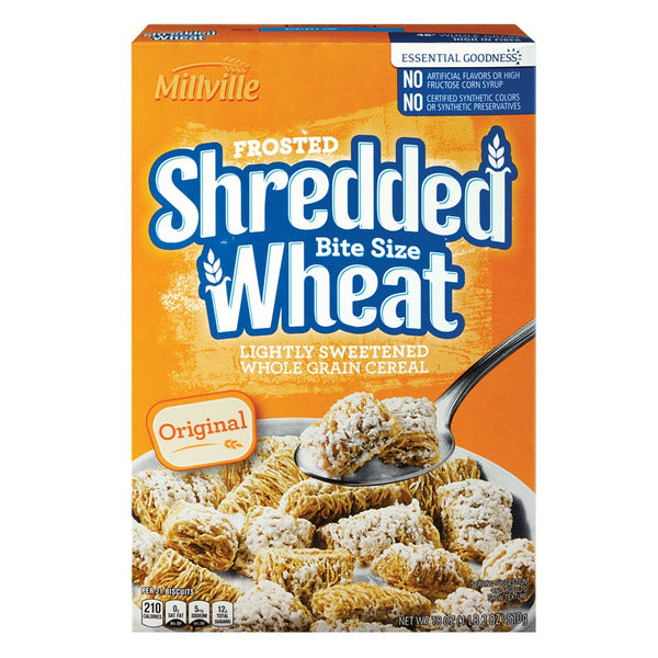 Millville Frosted Bite Size Shredded Wheat