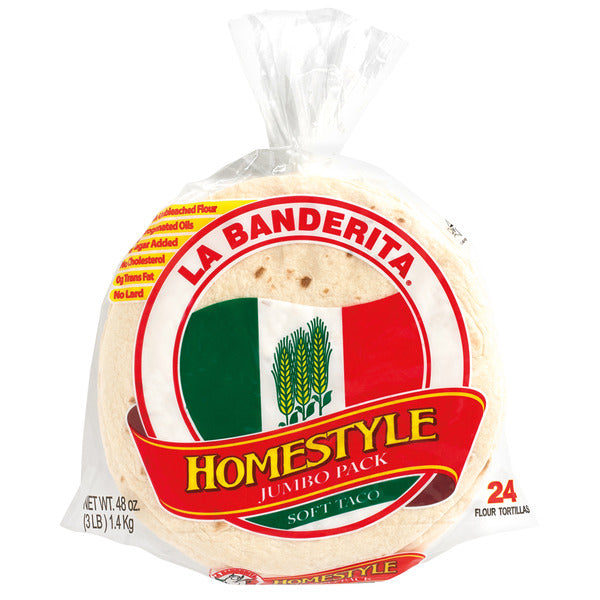 La Banderita Homestyle Flour Tortillas
