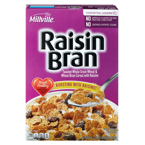 Millville Raisin Bran Cereal
