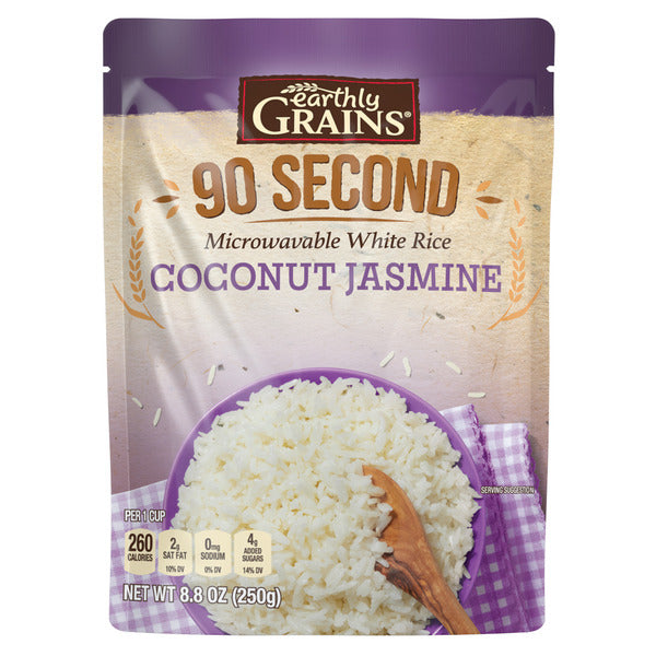Earthly Grains Coconut Jasmine Ready to Serve Rice